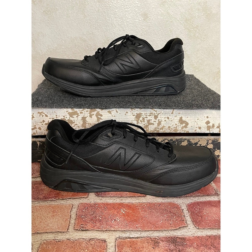 New Balance 928v3 Mens 11 Black Leather Walking Shoes MW928BK3